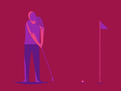 Golf animation illustration golf vector gif sport