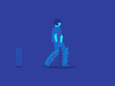 Cricket animation cricket design gif illustration loop sport vector