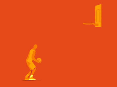 Basket animation basket basketball gif golf illustration loop sport vector