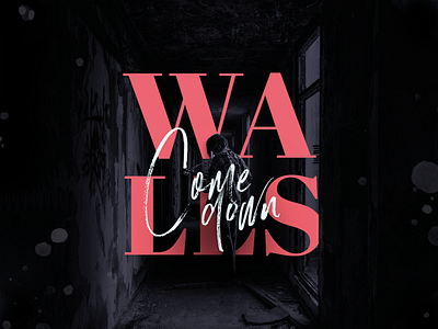 WALLS design photoshop photoshop typography design typography