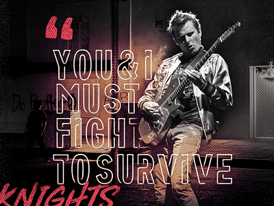 Knights of Cydonia design photoshop photoshop typography design typography