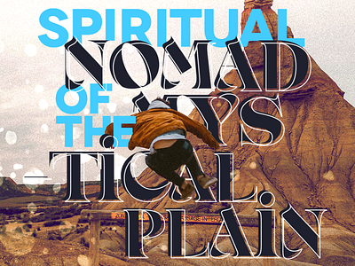 Mystical Nomad design photoshop typography design typography