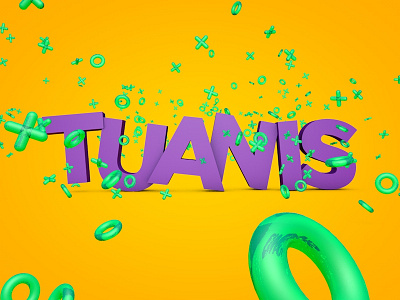 Tuanis - Costa Rica c4d cinema 4d costa rica tuanis typography