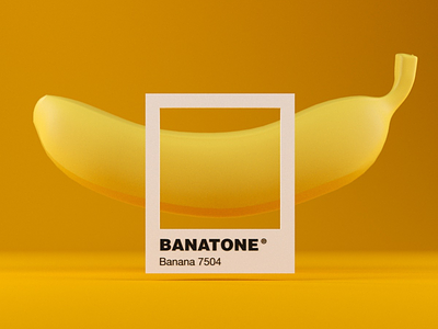 🍌 Cute BANANA YELLOW Sh*t🍌 banana c4d character color costa rica hdmi octane pantone render