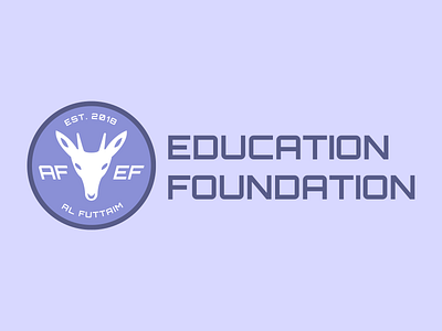 Education Logo baby deer badge badge logo calf deer design education education logo educational logo logodesign oryx