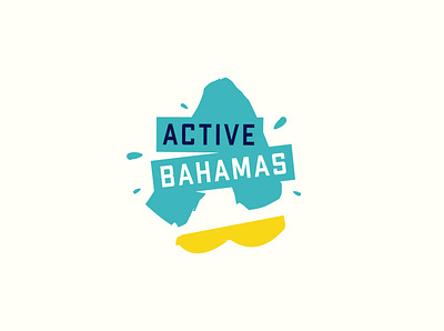 Active Bahamas Logo branding design logo typography vector