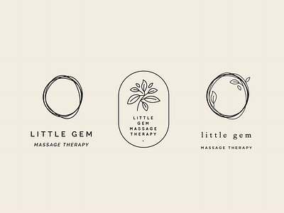 Little Gem Logo Explorations branding design icon logo typography vector
