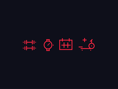 Icons for Personal Trainer