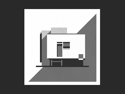 Architectural Study brutalism illustration vector