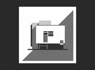 Architectural Study brutalism illustration vector