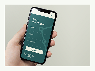 Burneside Community Energy branding design icon logo typography ui vector
