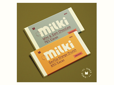 Milki Chocolate Bar Packaging