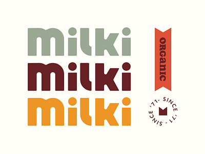 Milki Colour Palette & Design Elements branding chocolate design icon logo typography vector