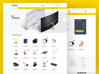 E-commerce cart checkout commerce design e online shop ui web