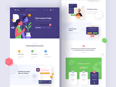 Learnkid - Online Tutoring Landing Page