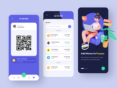PayPay - Digital Wallet Mobile App 3D Concept