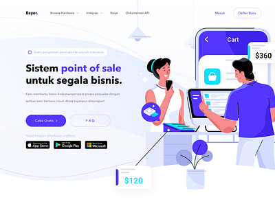 Bayer - Point of Sale Website Header Exploration by Sigit Setyo Nugroho ...