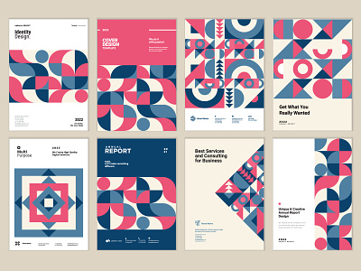 Set of Business Brochure Cover Designs