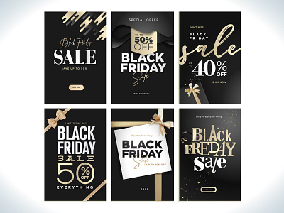 Black Friday sale banners