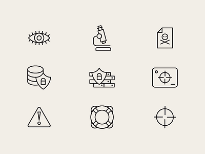 Cybersecurity Icon Design adobe illustrator cybersecurity icon icon design illustrator line line art security vector vector art