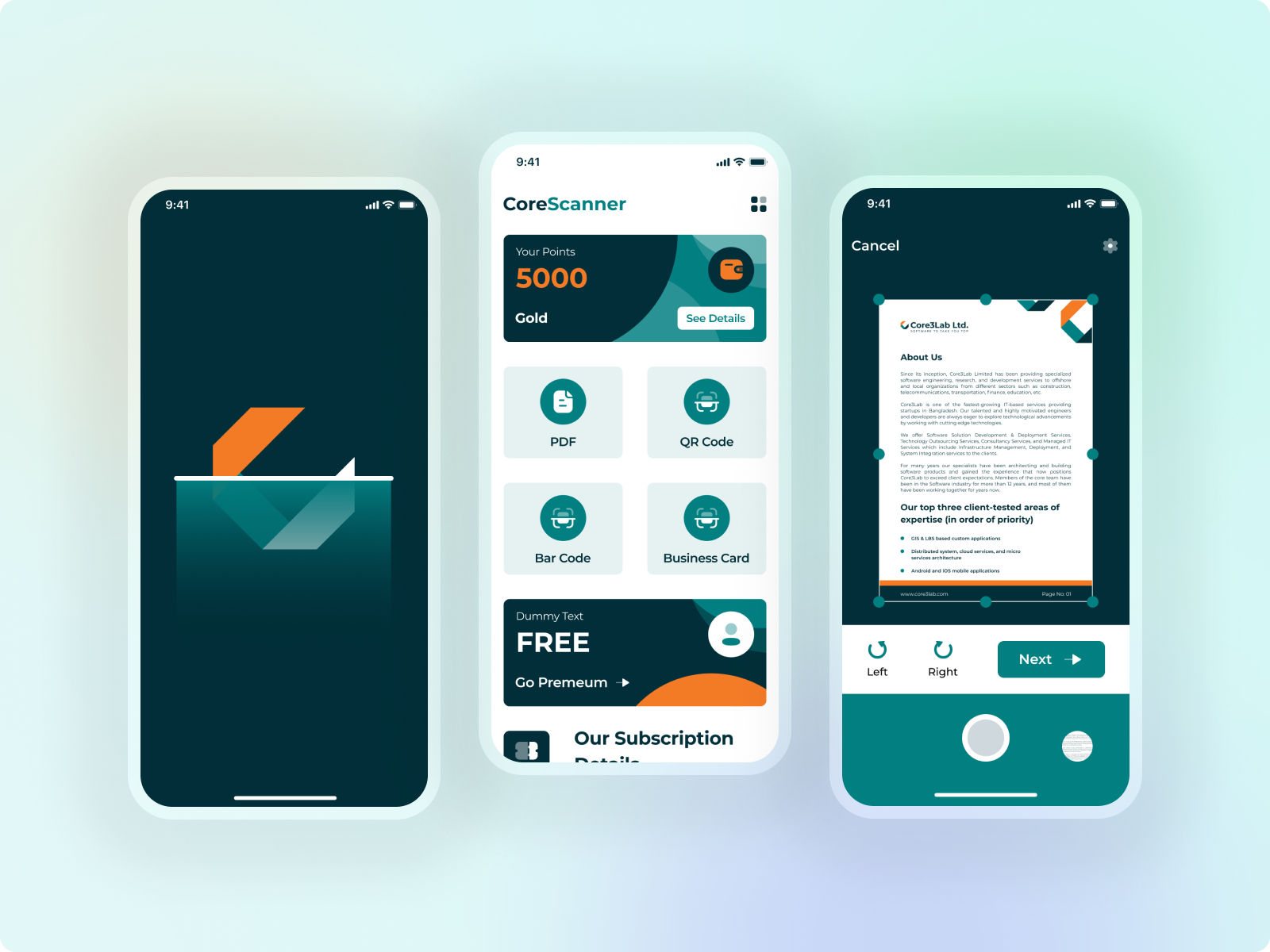 Scanner App UI by K.M.Waliullah on Dribbble