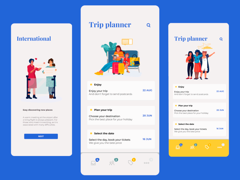 Travel app, Trip planner