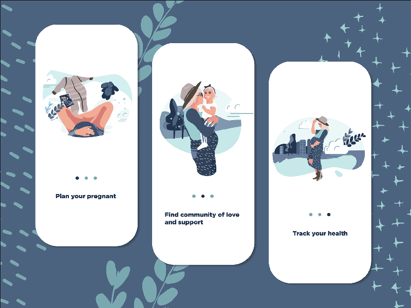 Onboarding exploration for pregnancy app