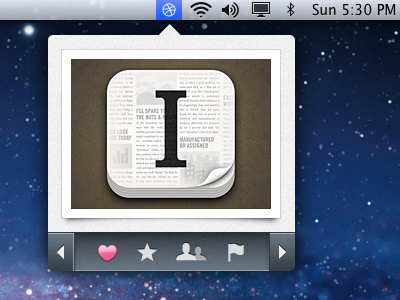 LayUp Navigation dribbble layup mac menu bar app navigation
