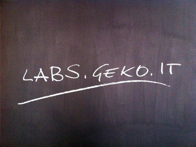 The chalkboard wall labs.geko.it