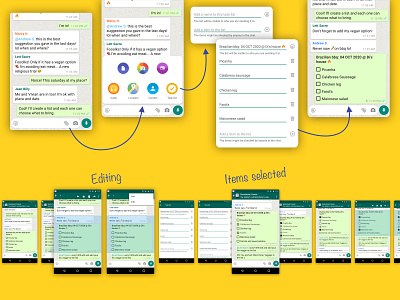 Features that I'd love: WhatsApp Task List (Flow) android mockup task list user flow whatsapp