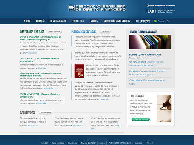 ABDF (Brazilian Association of Financial Law) financial home law website