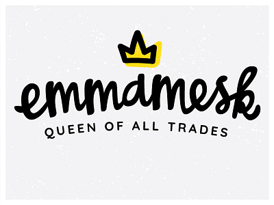 emmamesk freelance handlettering logo