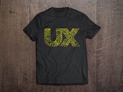 UX of UX T shirt t shirt design typography art