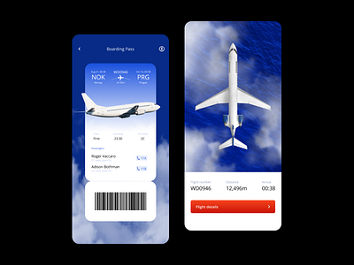 Boarding Pass App airplane app boarding boarding pass boardingpass design plane ui ux webdeisgn