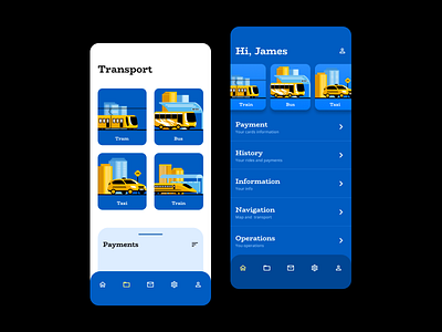Transport App app bus design illustration pass taxi taxi app transport ui ux web webdeisgn