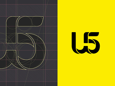 U5 logo brand brand design brand designer brand experience brand identity brand mark branding branding design icon icon design lettering logo logo design logotype music musiclabel typography