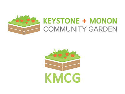 Community Garden Logo Design branding community design garden green identity indianapolis sans serif