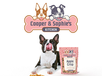 Dog Treat Logo and Packaging Design boster terrier logo cpg dog biscuits dog brand dog logo dog treat design dog treat label design dog treat packaging dog treat packaging design dog treats healthy treats for dogs packaging design for dogs vintage packaging