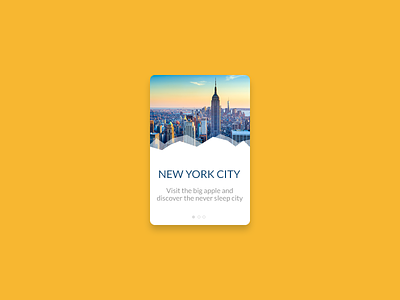 New York Card apple card city info new york ny travel trip ui