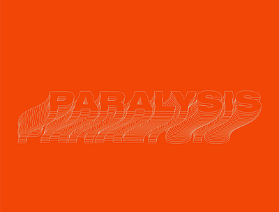 Paralysis adobe illustrator adobe photoshop illustration typography vector