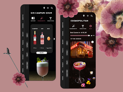 Mobile Design Concept: Spirits App