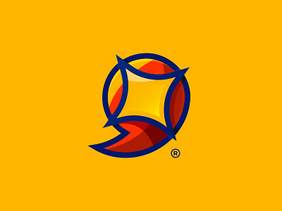 Wamda Agency Logo art direction branding flat graphic icon illustration illustrator lava logo minimal orange web yellow