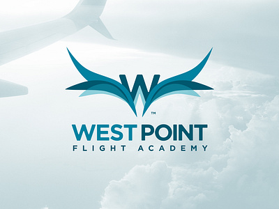 West Point app art direction branding flights illustration illustrator logo logo illustrator flat design wings