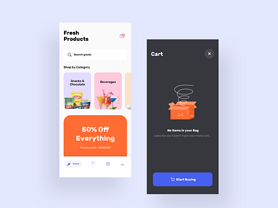 Grocery Delivery App Concept