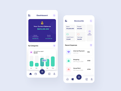 Financial Goals Tracker app banking clean design finance finance app goals ios mobile money product design tracker trend uidesign userexperiencedesign userinterface uxui wallet