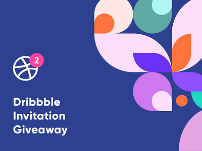 2 Dribbble invite giveaway 2 draft 2 invite design dribbble community dribbble invitation dribbble invite giveaway graphic invite pattern player uxui