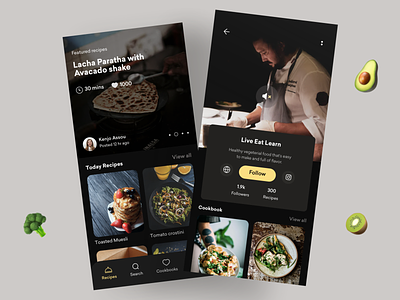 Recipes🍩 app book branding design drink food food drink healthy images mobile product design recipes ui uidesign userexperiencedesign userinterface uxui