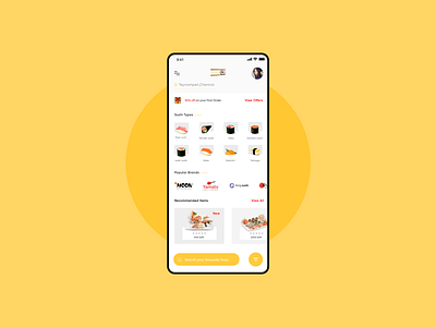 Sushi App concept