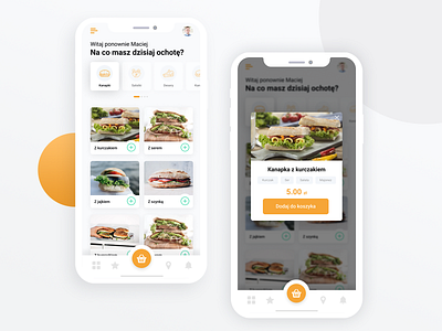 Mr Kanapka - food delivery mobile app burger app design figma food food app food app ui food delivery app food delivery application food design mobile app design restaurant sandwich