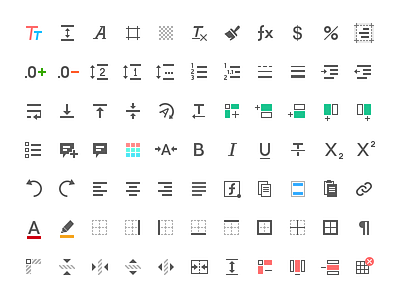 Some toolbox icons by Aleksei Grigorev on Dribbble